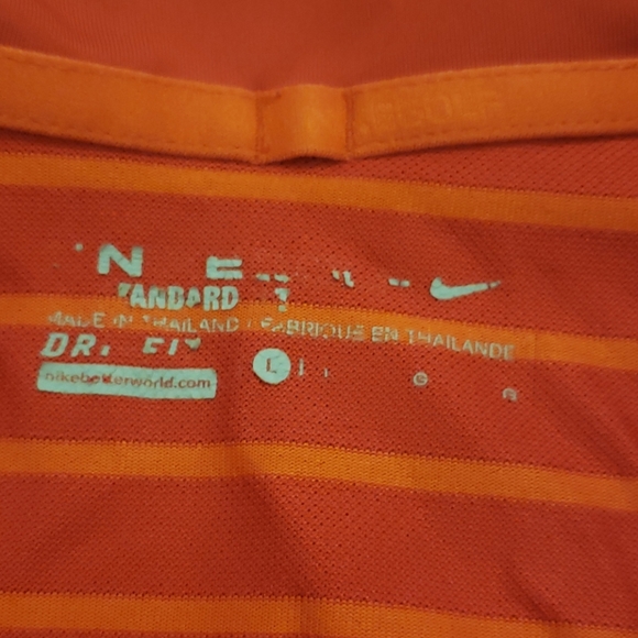 Mens nike polo. Size large. Red orange - Picture 4 of 4